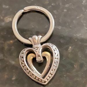 Brighton Silver Keychain. 2.5 inches long $10